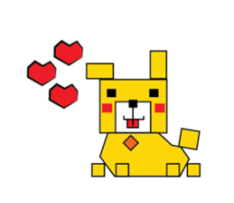 square bear-Cubie sticker #717546