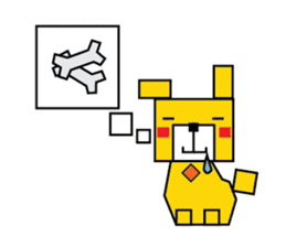 square bear-Cubie sticker #717547