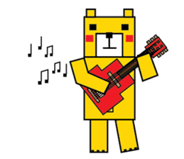 square bear-Cubie sticker #717548
