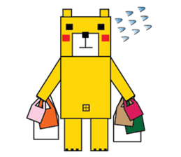 square bear-Cubie sticker #717549