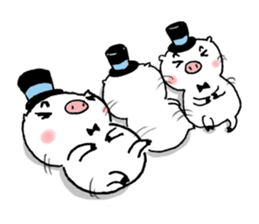 Monsieur Pig sticker #717610