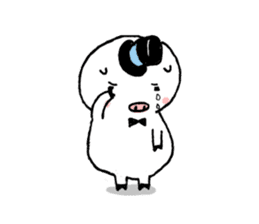 Monsieur Pig sticker #717614