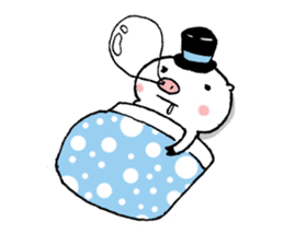 Monsieur Pig sticker #717621