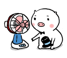 Monsieur Pig sticker #717627