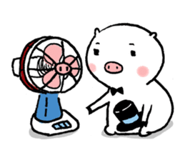 Monsieur Pig sticker #717627