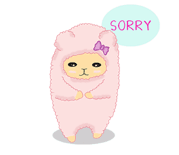 Alpaca Sheep Lover sticker #718123