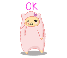 Alpaca Sheep Lover sticker #718125