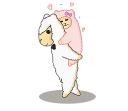 Alpaca Sheep Lover sticker #718129