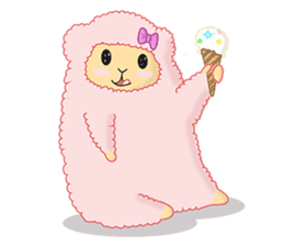 Alpaca Sheep Lover sticker #718140