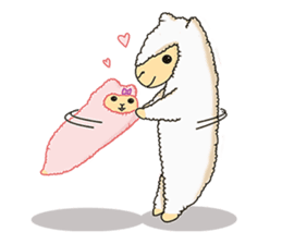 Alpaca Sheep Lover sticker #718143