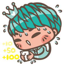 Prince J & His Friend Chicken K sticker #718465