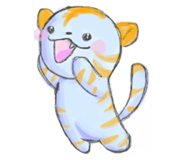 Green Tiger sticker #718592