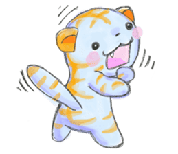 Green Tiger sticker #718593