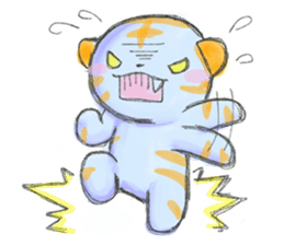 Green Tiger sticker #718602