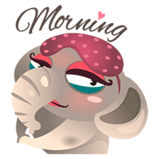 Dunbee, the funny and sweet elephant sticker #719591