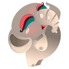 Dunbee, the funny and sweet elephant sticker #719604