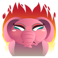 Dunbee, the funny and sweet elephant sticker #719607