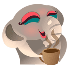 Dunbee, the funny and sweet elephant sticker #719617