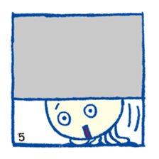 KATAKANA Alien2 sticker #719869