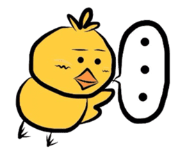Yellow bird Chappie of the happiness sticker #719947