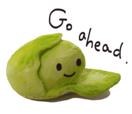 It's a cabbage!  (English ver.) sticker #720235