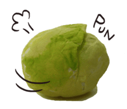 It's a cabbage!  (English ver.) sticker #720252