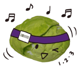 It's a cabbage!  (English ver.) sticker #720264
