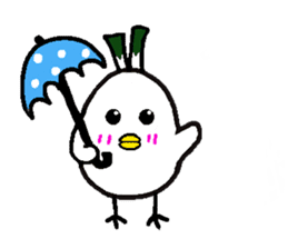 Negi Bird Yonago Tottori Japan sticker #720446