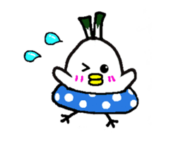 Negi Bird Yonago Tottori Japan sticker #720453