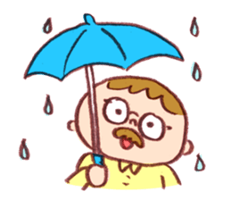 Cute old men sticker #720866