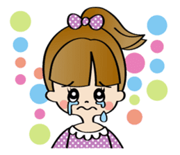 Girl & Rabbit sticker #720900