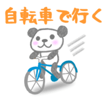 Sports-activities Panda sticker #721373