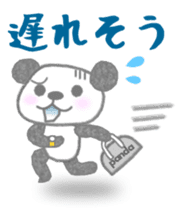 Sports-activities Panda sticker #721388