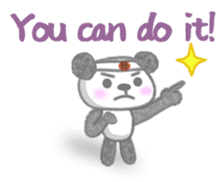 Sports-activities Panda sticker #721390