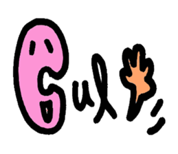 Initial "jimo".[The first] sticker #721394