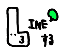 Initial "jimo".[The first] sticker #721400