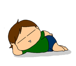 Single-edged eyelids "Niou-san" sticker #721511