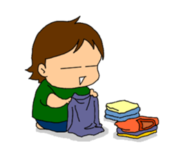 Single-edged eyelids "Niou-san" sticker #721524