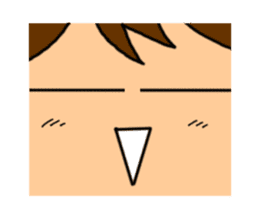 Single-edged eyelids "Niou-san" sticker #721548