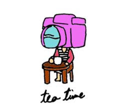 camera man sticker sticker #721646