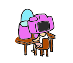 camera man sticker sticker #721647