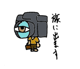 camera man sticker sticker #721648