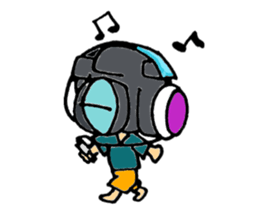 camera man sticker sticker #721660