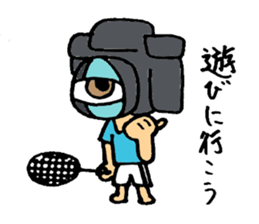 camera man sticker sticker #721663