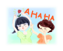 Riries sisters sticker #722095