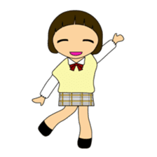 High school girls of japan sticker #722395