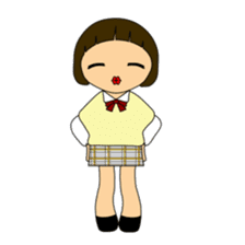 High school girls of japan sticker #722400