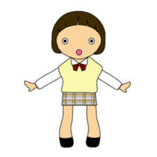 High school girls of japan sticker #722401