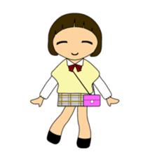 High school girls of japan sticker #722404