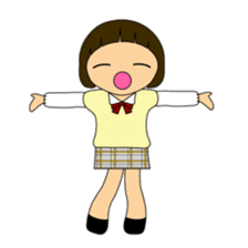 High school girls of japan sticker #722408